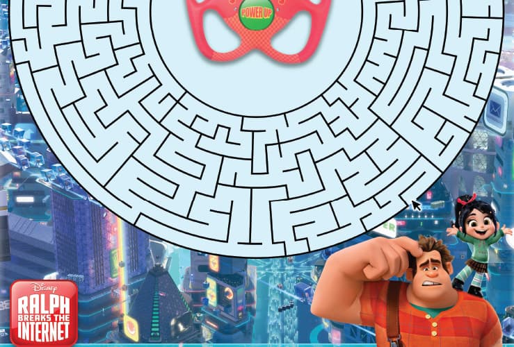 Wreck Those Snow Days Blues with these Ralph Breaks the Internet Activity Sheets