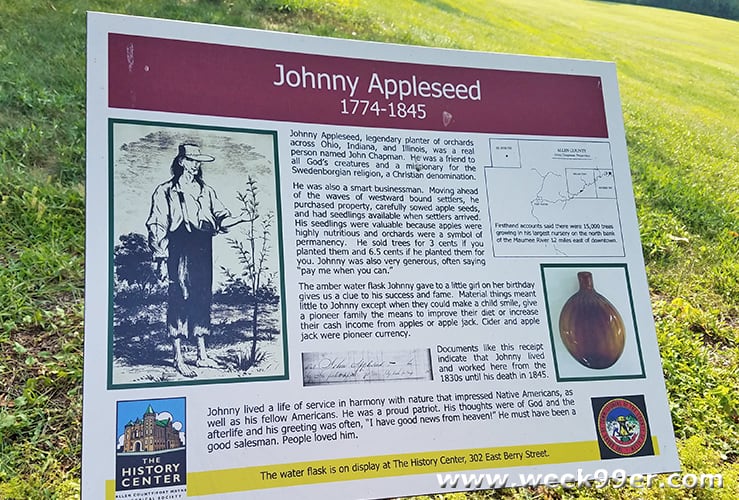 Johnny Appleseed's Gravesite Fort Wayne, Indiana