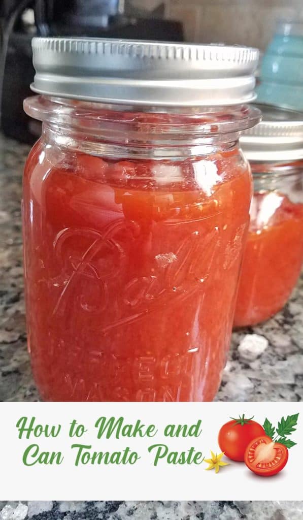 how to make and can tomato paste