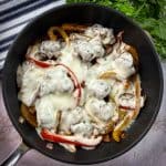 One-Skillet Cheesy Sausage & Peppers Recipe